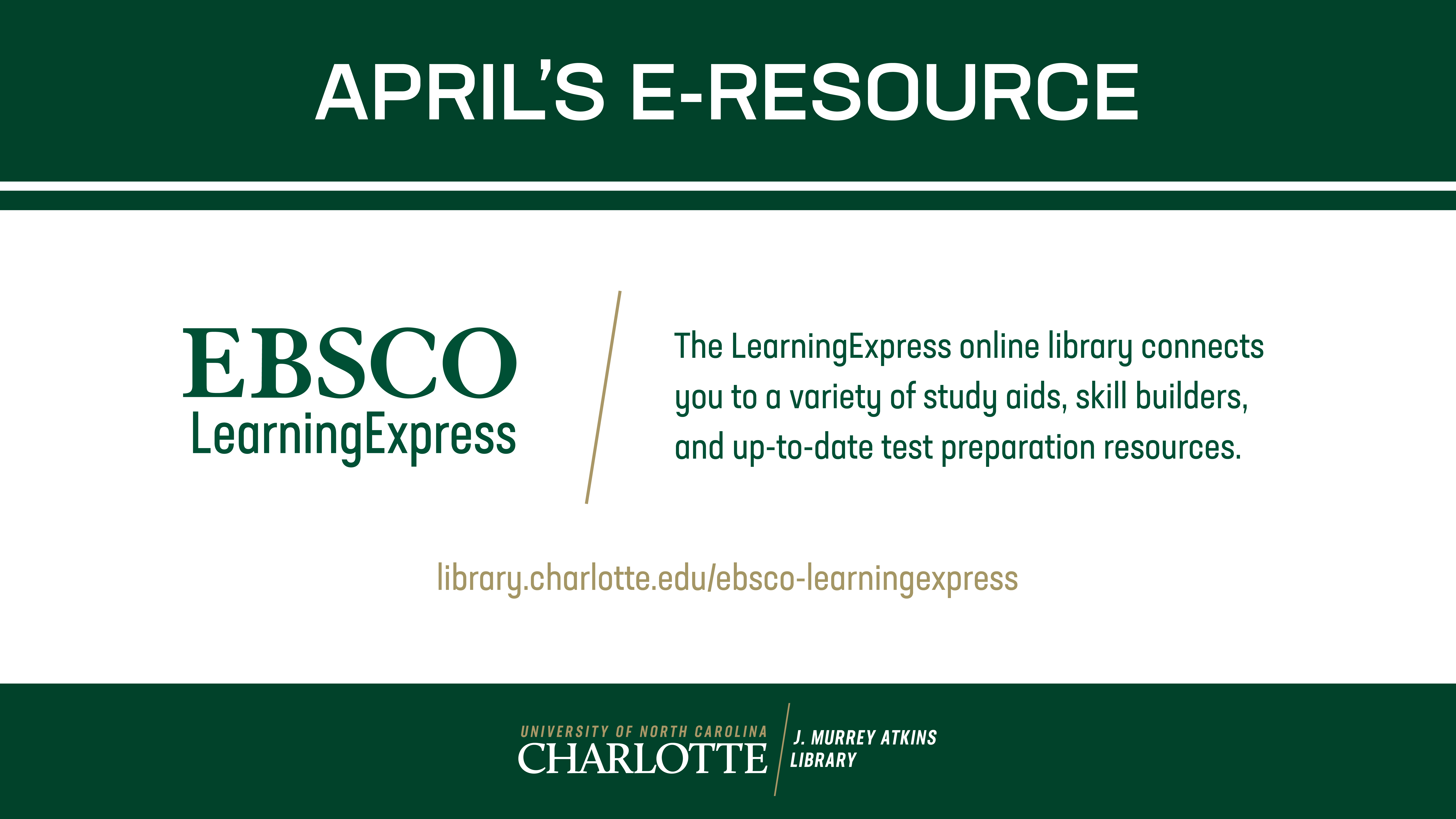 EBSCO LearningExpress spotlight