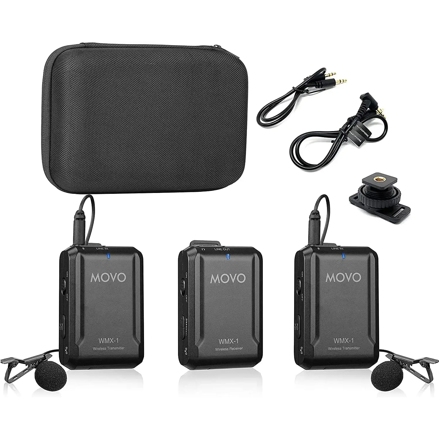 Movo Wireless Lavalier Mic System