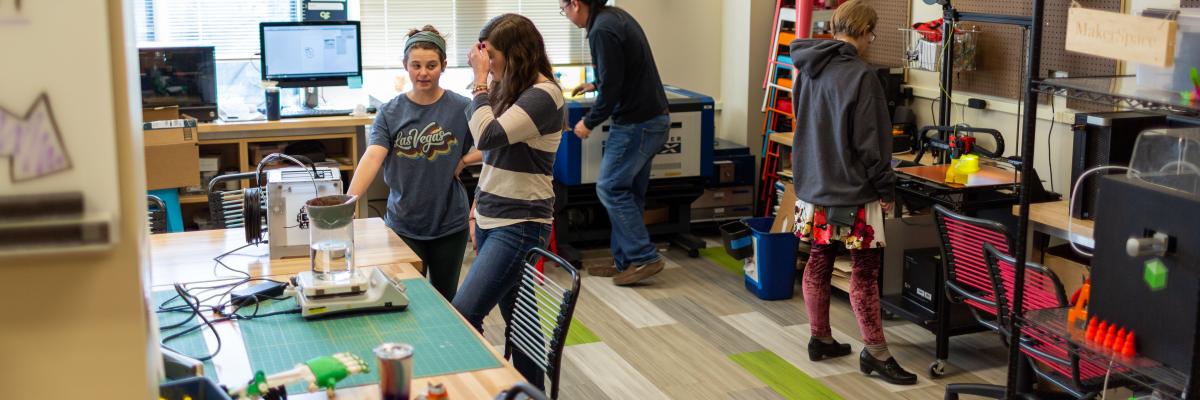 A photo of the CCI Makerspace