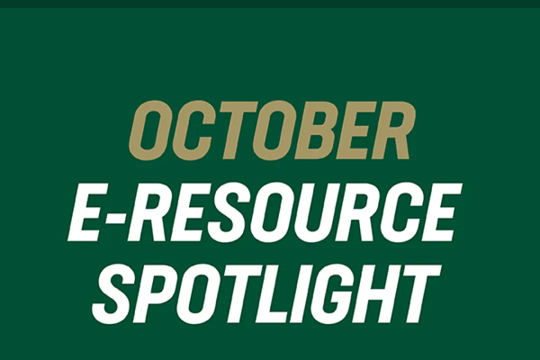 October E-Resource Spotlight