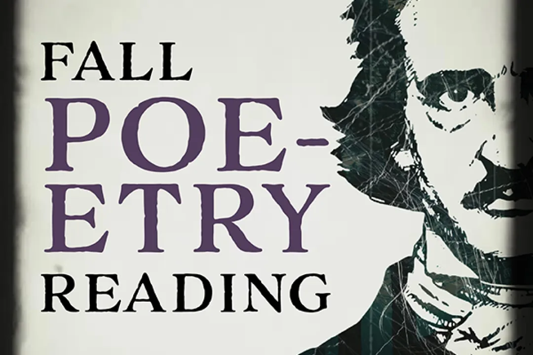 Fall Poe-etry reading graphic