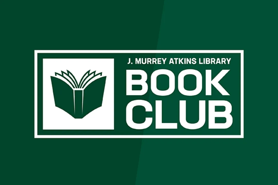 J. Murrey Atkins Library Book Club graphic