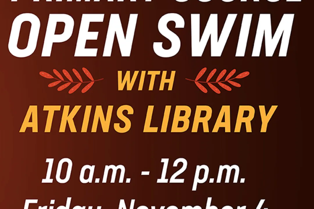 Primary Source Open House with Atkins Library 10 am - 12 pm, Nov. 4
