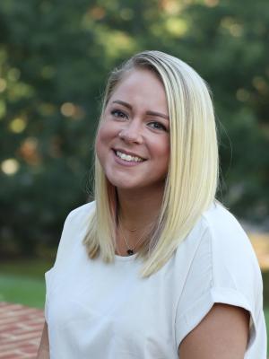 This is a photograph of Jen Huffman, the library's Accounting Technician.